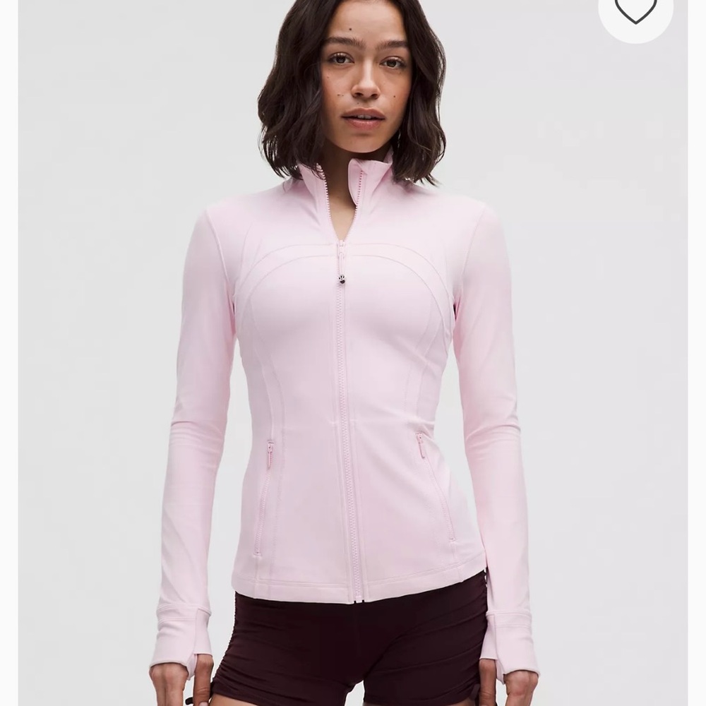 Lululemon Athletica Define Nulu Light Pink Zip-Up Jacket